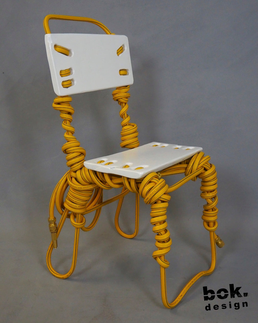 24.009 Dining Chair, White & Yellow serie