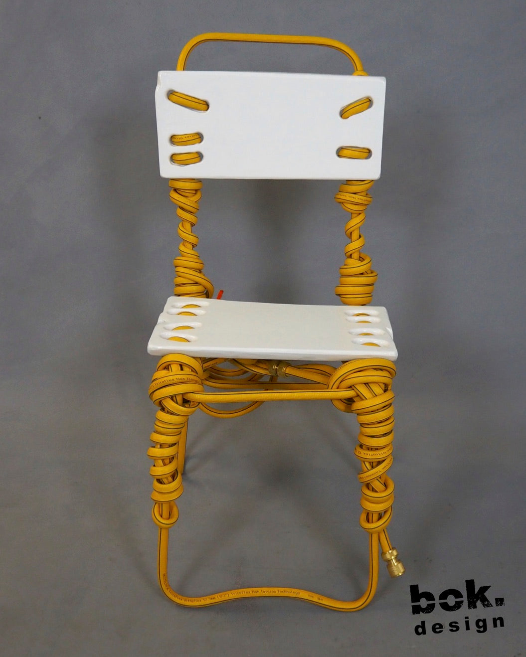 24.009 Dining Chair, White & Yellow serie