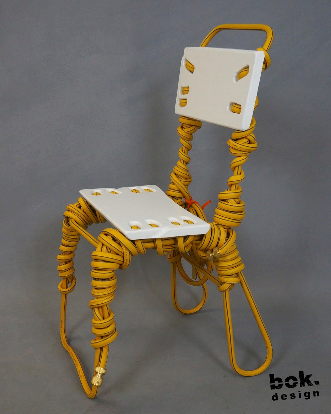 24.009 Dining Chair, White & Yellow serie